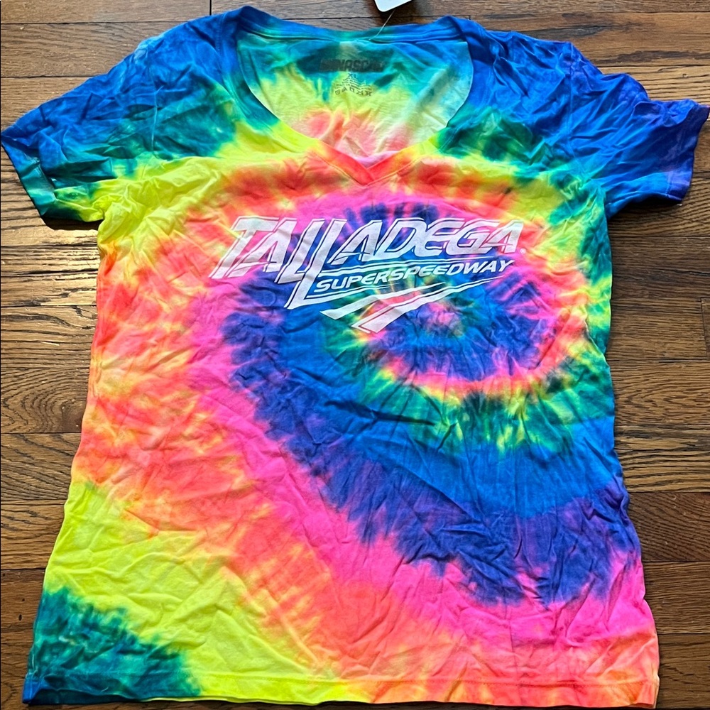 Nascar Multicolor Tie-Dye Shirt